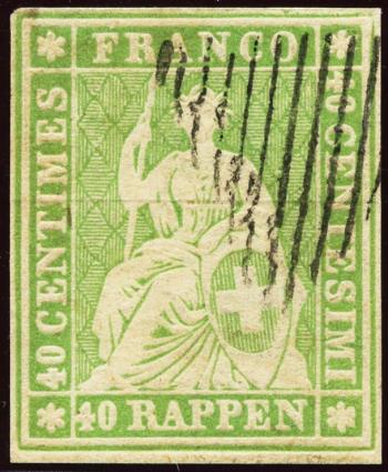 Thumb-1: 26C - 1855, Berner Druck, 2nd printing period, Münchner Papier