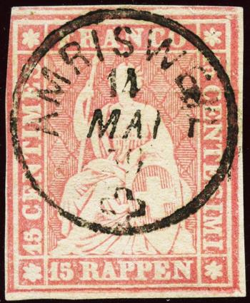 Timbres: 24D - Timbre isolé, oblitéré