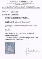 Thumb-2: 23E - 1856, Berner Druck, 3e période d'impression, Zürcher Papier