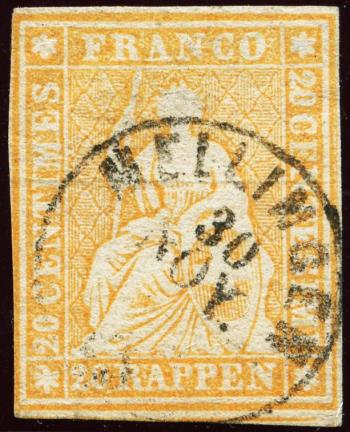 Timbres: 25G - Timbre isolé, oblitéré
