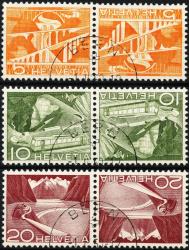 Stamps: K41-K43 - Serie , FD-Postmark German