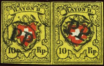 Stamps: 16II-T21+22 A13-LU - Couple, postmarked