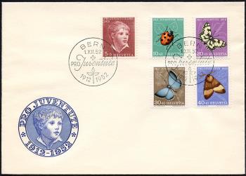 Briefmarken: J143-J147 - Ersttagsbrief, ET-Stempel