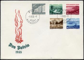 Briefmarken: B71-B75 - Ersttagsbrief, ET-Stempel deutsch