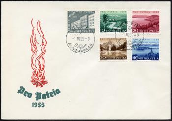 Briefmarken: B71-B75 - Ersttagsbrief, ET-Stempel deutsch