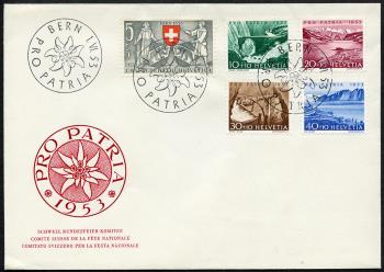 Briefmarken: B61-B65 - Ersttagsbrief, ET-Stempel