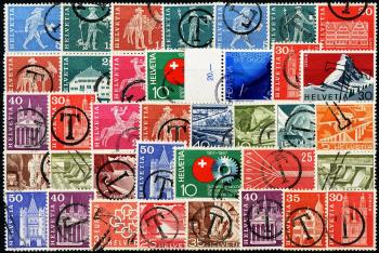 Thumb-2: Lot-T Stempel - Strafporto-Stempel Lot