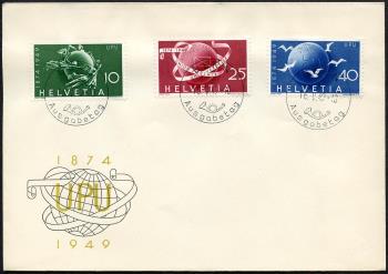 Briefmarken: 294-296 - Ersttagsbrief, ET-Stempel F, D, I