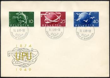 Thumb-2: 294-296 - 1949, 75 Jahre Weltpostverein