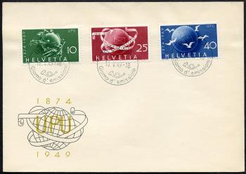 Thumb-3: 294-296 - 1949, 75 Jahre Weltpostverein