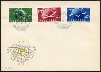 Briefmarken: 294-296 - Ersttagsbrief, ET-Stempel französisch