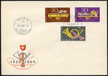 Briefmarken: 291-293 - Ersttagsbrief, ET-Stempel F, D, I