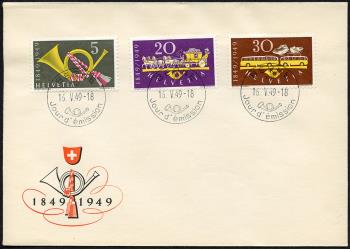 Thumb-2: 291-293 - 1949, 100 Jahre Eidgenössische Post