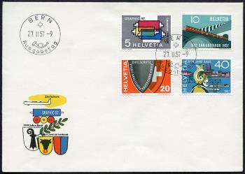 Thumb-1: 328-331 - 1957, Werbe- und Gedenkmarken