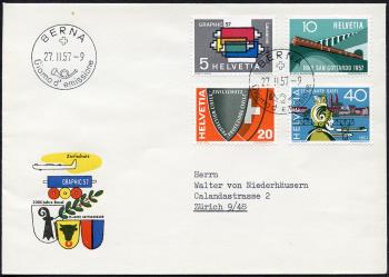 Thumb-1: 328-331 - 1957, Advertising and commemorative stamps