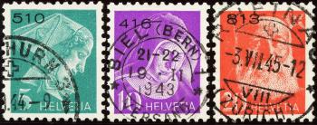 Briefmarken: PF14Ay-PF16Ay - Serie, gestempelt