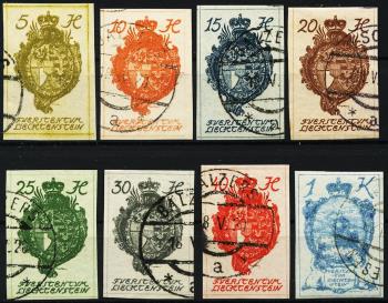 Briefmarken: FL17-FL24 - Serie, gestempelt