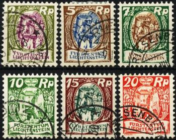 Briefmarken: FL64-FL69 - Serie, gestempelt