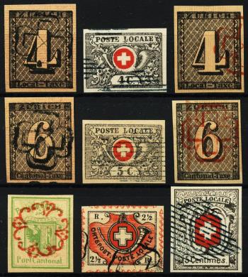 Briefmarken: Lot-Kantonal - Lot, gestempelt