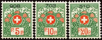 Briefmarken: PF11A-PF13A - Serie, postfrisch