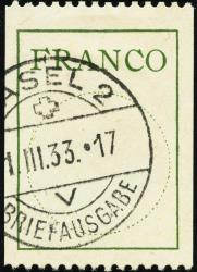 Briefmarken: FZ3 - Einzelmarke, gestempelt