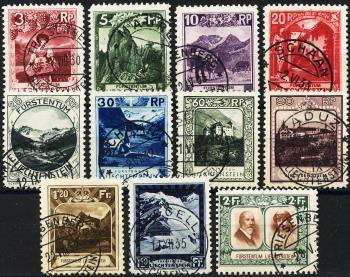 Briefmarken: FL84A-FL97A - Serie, gestempelt