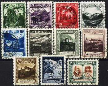 Briefmarken: FL85B-FL97B - Serie, gestempelt