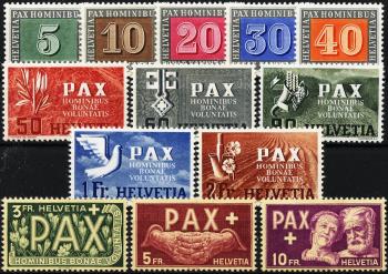 Briefmarken: 262-274 - Serie, postfrisch