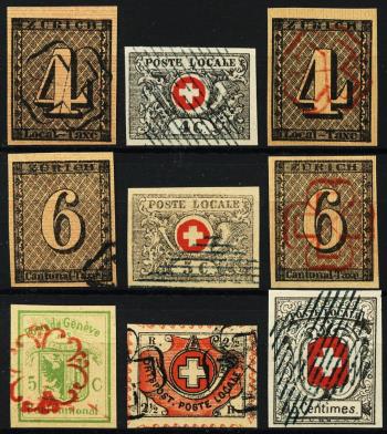 Briefmarken: Lot-Kantonal - Lot, gestempelt