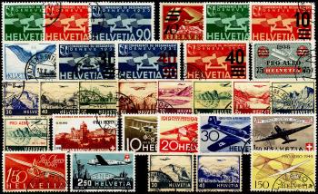 Briefmarken: F16-F45 - Lot, gestempelt