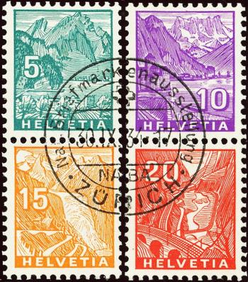 Briefmarken: Z20+Z22 - Paar, gestempelt