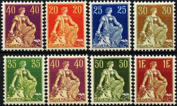 Briefmarken: 107-113+115 - Serie, postfrisch