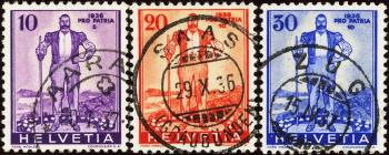 Briefmarken: W2-W4 - Serie, gestempelt