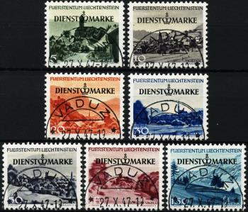 Briefmarken: D29-D35 - Serie, gestempelt