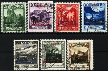 Briefmarken: D1B-D4B, D6B-D8B - Serie, gestempelt