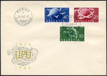 Briefmarken: 294-296 - Ersttagsbrief, ET-Stempel F, D, I