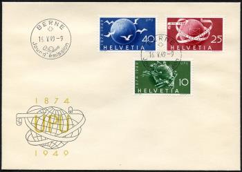 Thumb-2: 294-296 - 1949, 75 Jahre Weltpostverein