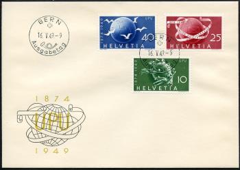 Thumb-3: 294-296 - 1949, 75 Jahre Weltpostverein