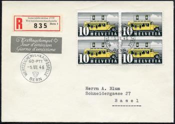 Briefmarken: 276 - Ersttagsbrief, ET-Stempel