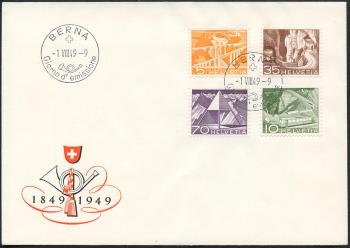 Briefmarken: 297-308 - Ersttagsbrief, ET-Stempel italienisch