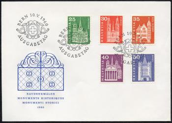 Thumb-3: 355-372 - 1960, Postgeschichtliche Motive und Baudenkmäler