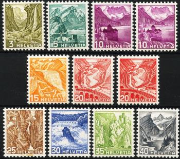 Briefmarken: 201z-209z - Serie, postfrisch