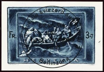 Briefmarken: W21A - Blockausschnitt, Vollstempel