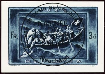 Briefmarken: W21A - Blockausschnitt, Vollstempel