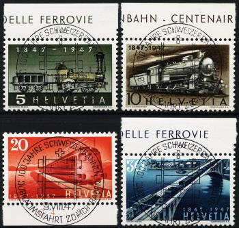 Briefmarken: 277-280 - Serie, ET-Stempel