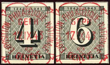 Briefmarken: W12-W13 - Blockausschnitt, gestempelt