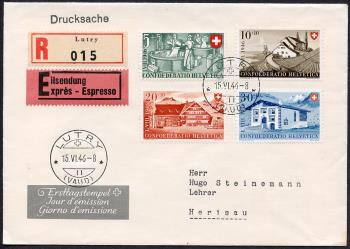Briefmarken: B30-B33 - Ersttagsbrief, ET-Stempel
