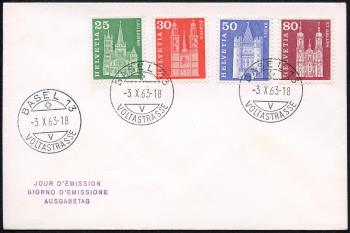 Briefmarken: 355L-360L,363L,367L - Ersttagsbrief, ET-Stempel