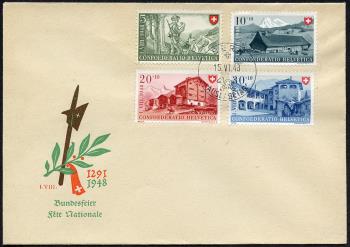 Thumb-3: B38-B41 - 1948, Arbeit und Schweizer Haus III