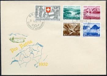 Thumb-1: B56-B60 - 1952, Glarus and Zug celebrate 600 years in the Swiss Confederation